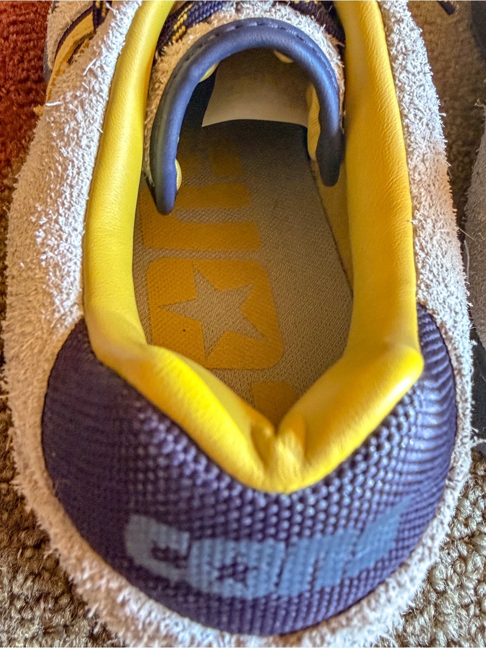 Converse CONS AS-1 Pro Suede Cordura Beach Stone Grey Yellow Size 11 Skater EUC - Picture 6 of 9